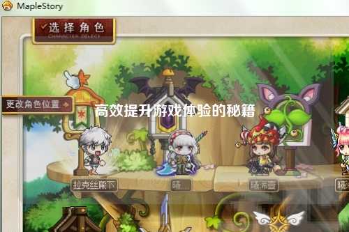 高效提升游戲體驗(yàn)的秘籍