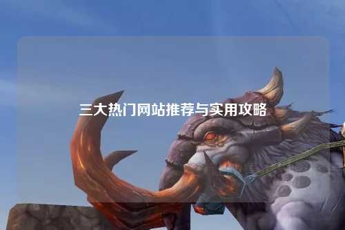 三大熱門網站推薦與實用攻略