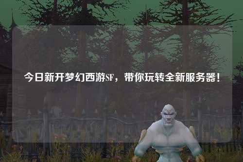 今日新開夢幻西游SF，帶你玩轉全新服務器！