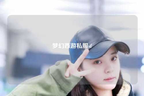夢(mèng)幻西游私服sf