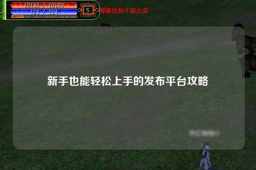 新手也能輕松上手的發布平臺攻略